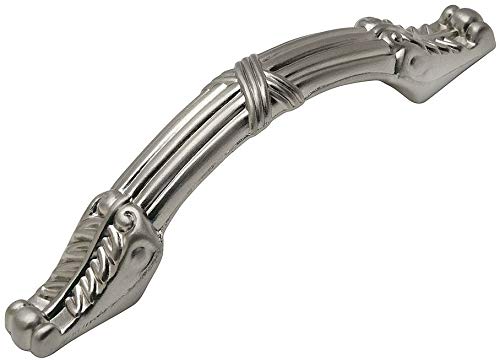 Best Quality 🔥 25 Pack - Cosmas 9464SN Satin Nickel Cabinet Hardware Handle Pull - 3" Inch (76mm) Hole Centers