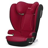 cybex solution x2 fix purple rain Hochwertiger Kinder-Autositz für Kinder von 3 bis 12 Jahren (15 - 50 kg, ca. 100 - 150 cm), In Deutschland entwickelt