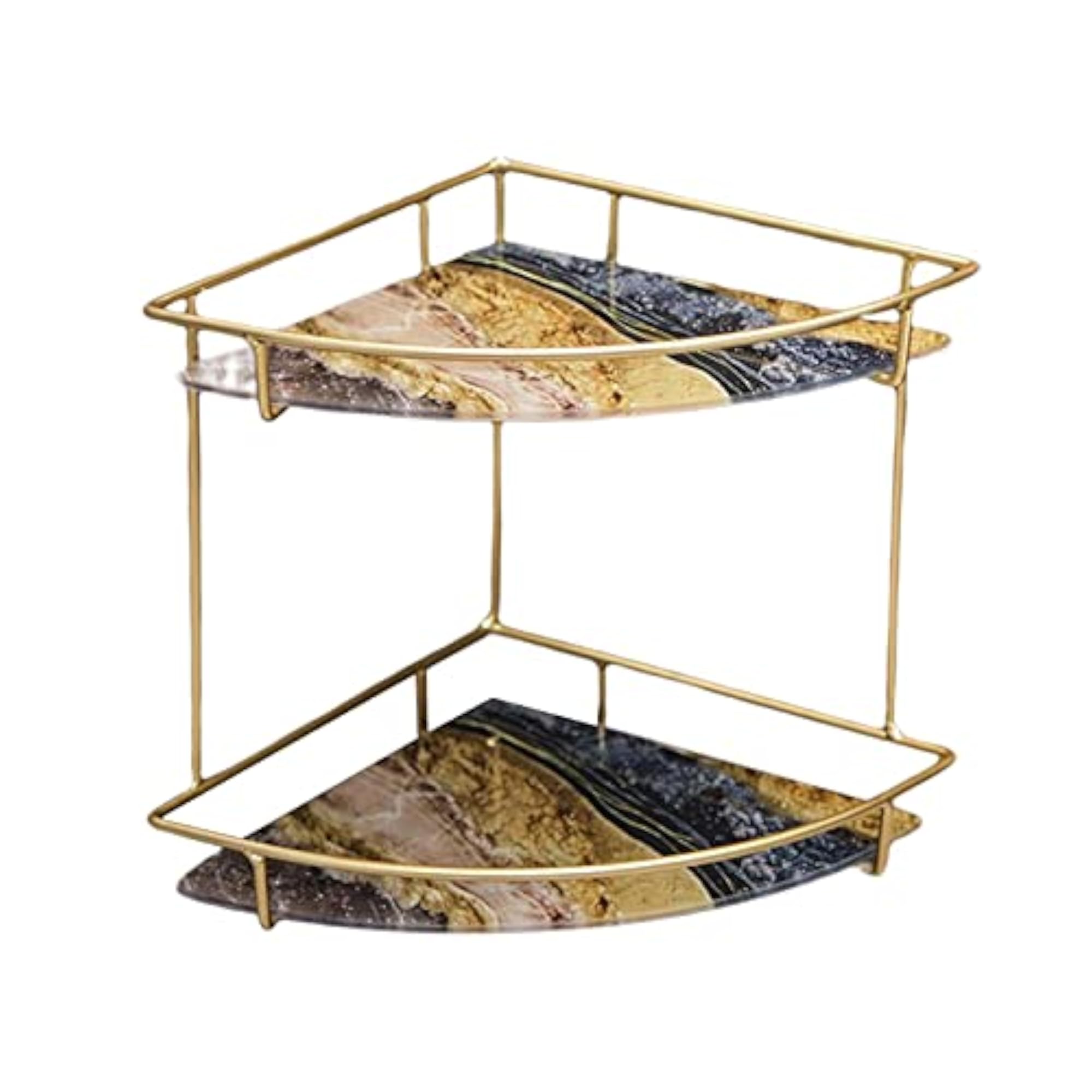 Makeup Storage Shelf Corner Countertop Organizer