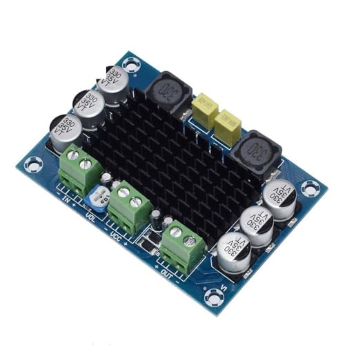 Image of XH-M542 100W Mono Audio Amplifier Board | TPA3116D2 Digital Class D AMP Module | DC 12V-24V Power | High Power Subwoofer AMP for DIY Speaker, Car Audio, Home Theater, Robotics