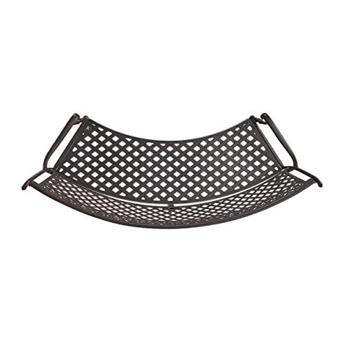 Christopher Knight Home Sebastian Outdoor Antique Cast Aluminum Sector Bench, Shiny Copper #TOP7