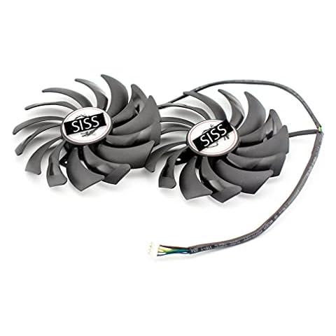 SISS Ventilador para tarjeta gráfica compatible con MSI Cover