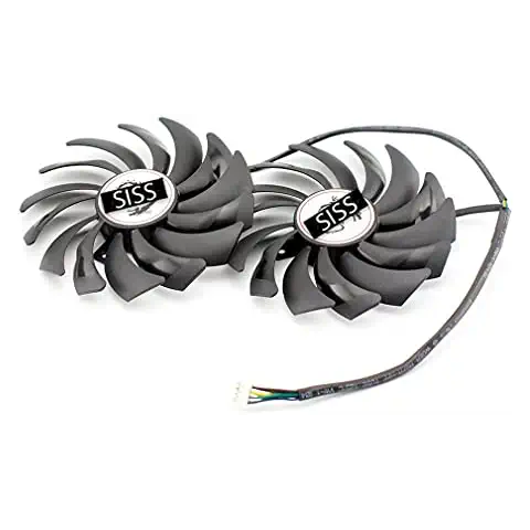 SISS Ventilador para tarjeta gráfica compatible con MSI Cover