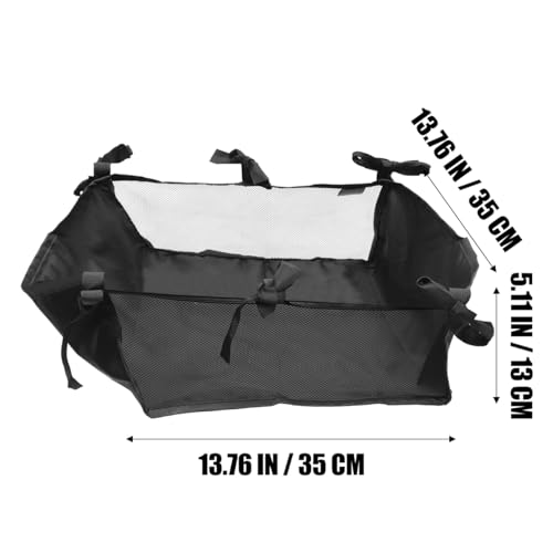 Toddmomy Stroller Car Stroller Infant Pushchair Pram Bottom Basket Storage Basket Replacement Storage Organizer Bag Bags Nappy Pouch Net Bag by Toddmomy - Image 2