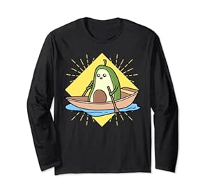 Avo Cardio heart fitness cardio sport rower vegan vegetarian Long Sleeve T-Shirt
