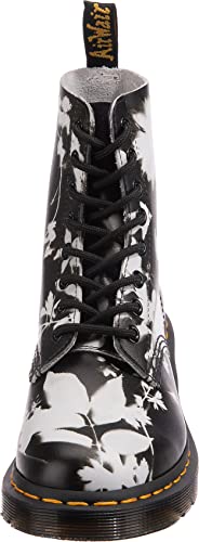 Dr. Martens 1460 Pascal Black and White Boots #TOP14