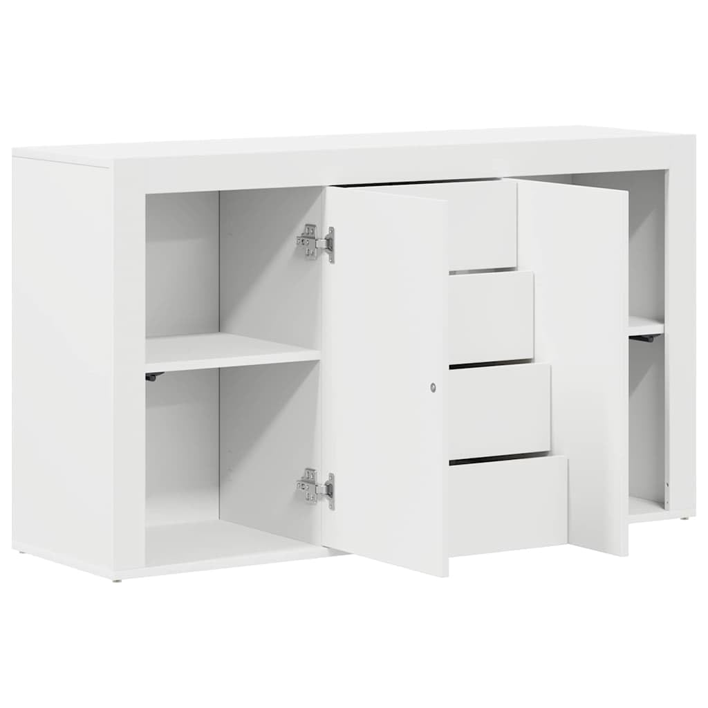 vidaXL Aparador 120 x 36 x 69 cm Madera de ingeniería | Mucho espacio para tus cosas o decoraciones, Acabado mate suave que da un toque elegante,