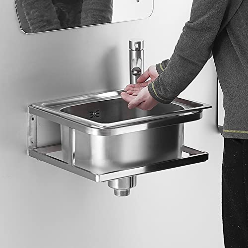 業務用シンク Amazon.co.jp: 壁掛け式家庭用・業務用ステンレスシンク、浴室洗面台用