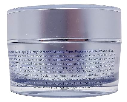 Dermatologist's Choice Daily Anti-Aging Facial Enhancement Cream With Non-Neutralized Glycolic Acid. Vitamin C, and Superoxide Dismutase