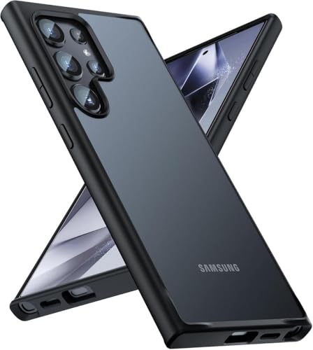 Premium Hülle für Samsung Galaxy S24 Ultra – Robust, stoßfest & stilvoll! Airbag-Technologie für Schutz auf Militärnivea...