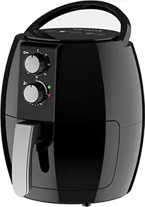 TANRON CLASSIC AIR FRYER Uses 80% less Oil 1350W with Express Crisp Air Flow Technology Air Fryer (4 L) BLACK