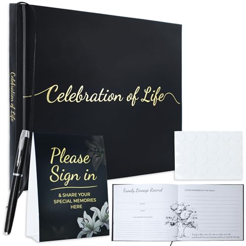 Libro de invitados funerarios completo para evitar descuidos en el memorial 2