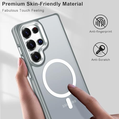 Image of MALEWOLF Magnetic Case for Samsung Galaxy S25 Ultra, Slim Matte Cover