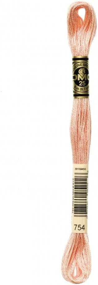DMC Stranded Cotton Embroidery Thread 754 - per Skein