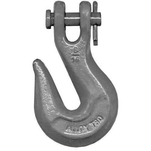 CM M808A Grade 80 Alloy Steel Clevis Grab Hook, 1/2" Trade, 12000 lbs Working Load Limit
