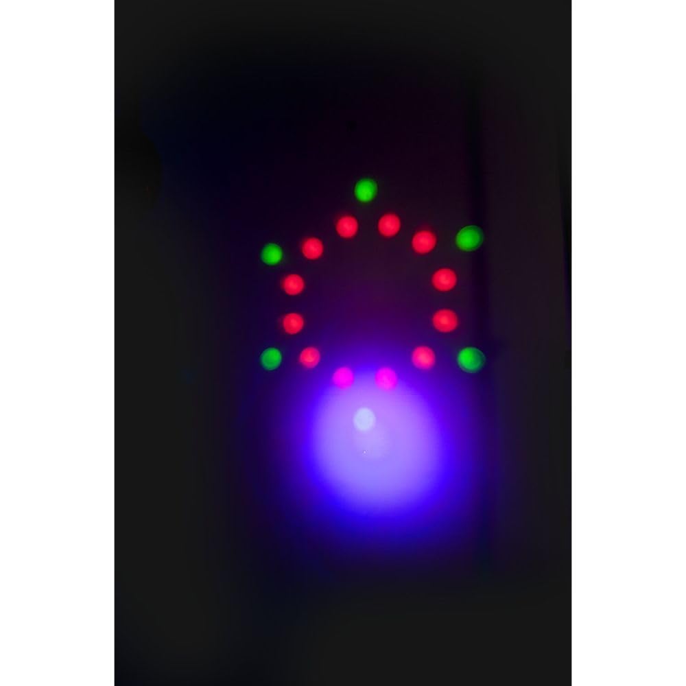 Ibiza - DJLIGHT60 - Stativo per luci con 2 proiettori PAR RGBB e 2 MOON FOWER RGBBBA - Pacchetto LED 4-in-1