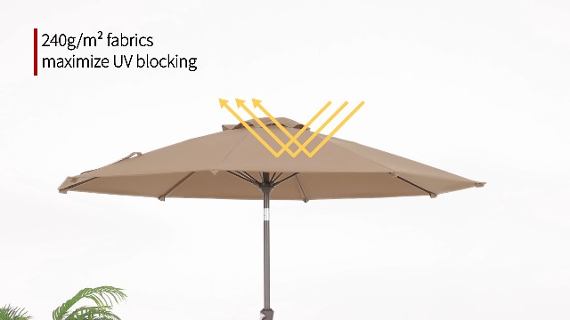 Watch 9FT Patio Umbrella Replacement Canopy Only, on Amazon Live