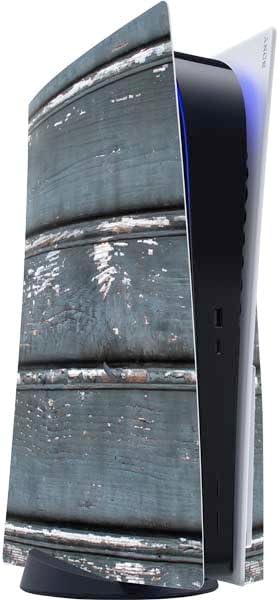 Skinit Decal Gaming Skin Compatible with PS5 Console - Wooden Stripes Design