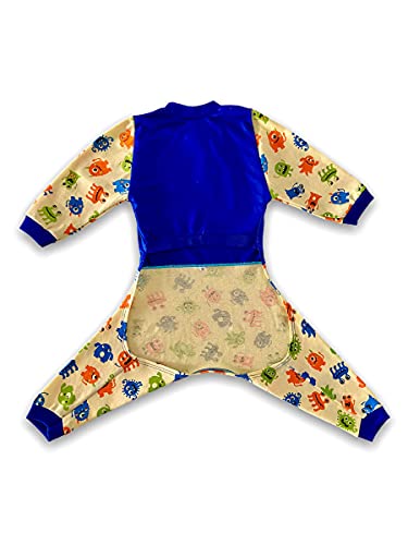 Nitsa Milla Pijama Monstro Para Pet Azul