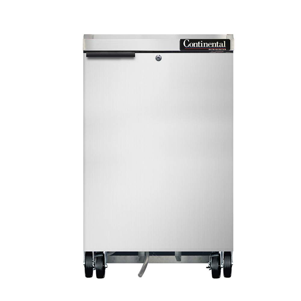 Continental Refrigerator BBC24-SS Single Section Refrigerated Back Bar Cooler, 24