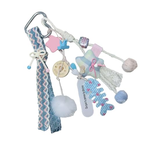 Porte-clés chaton en tissu léger pour trouver vite ses clés