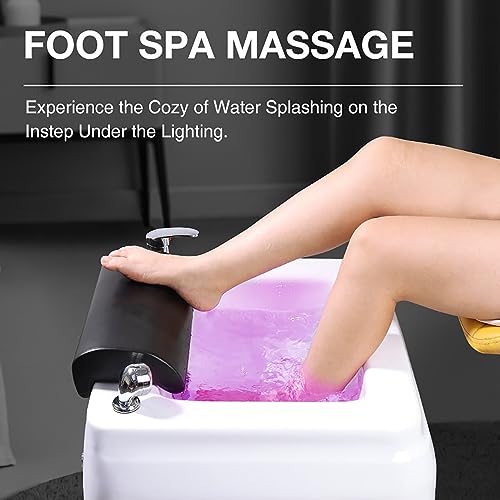 Spa de Pies Masajeador y Pedicure con Luz Ambiental miniatura 3