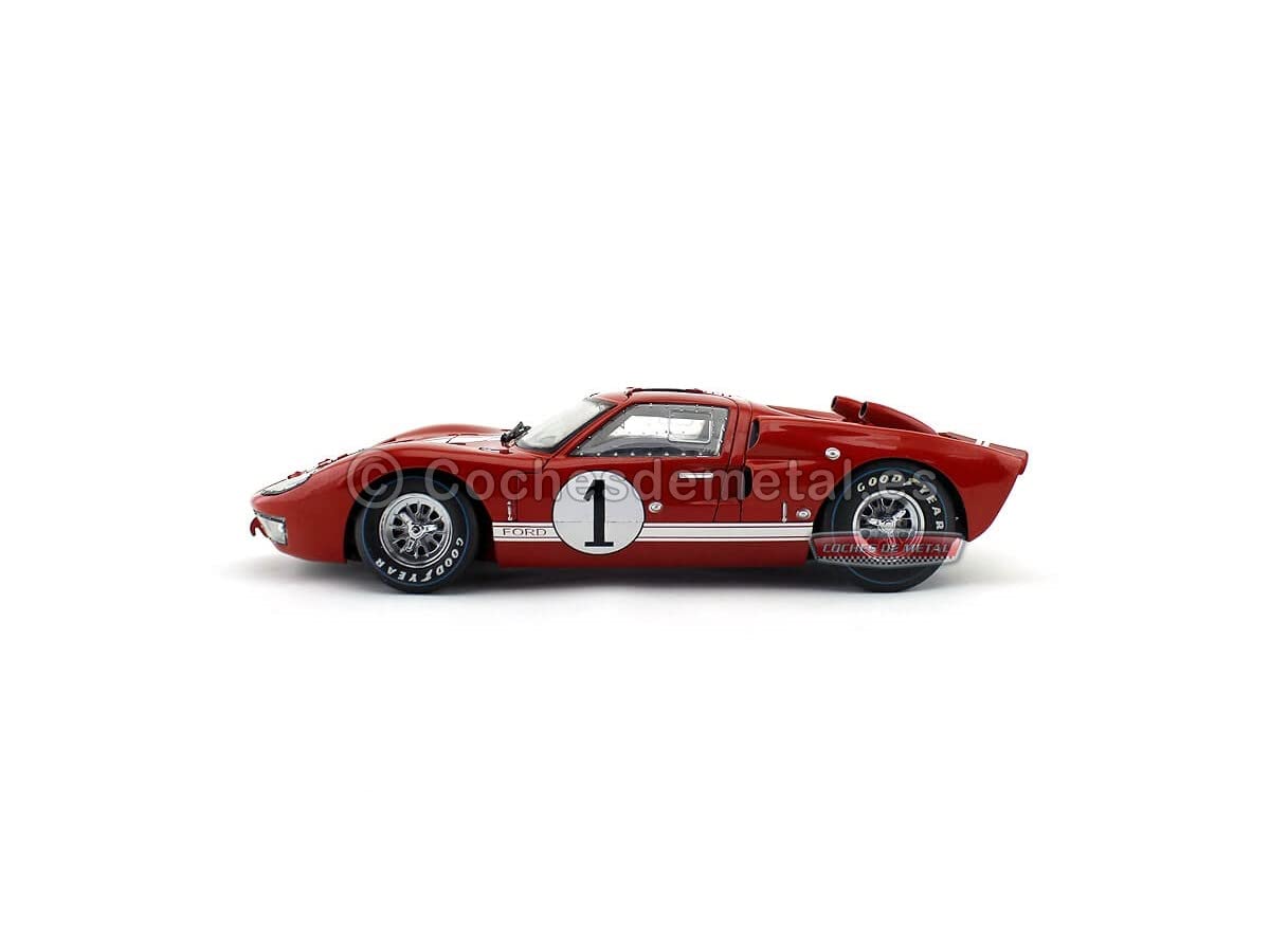 Amazon.com: 1966 Ford GT-40 MK 2 Rojo #1 1/18 de Shelby