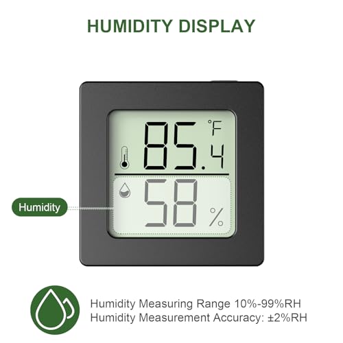 Qpeuim HYGROMETER Indoor Thermometer Humidity Meter Room Thermometer thumb #3