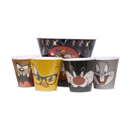 Kit Balde Pipoca Looney Tunes