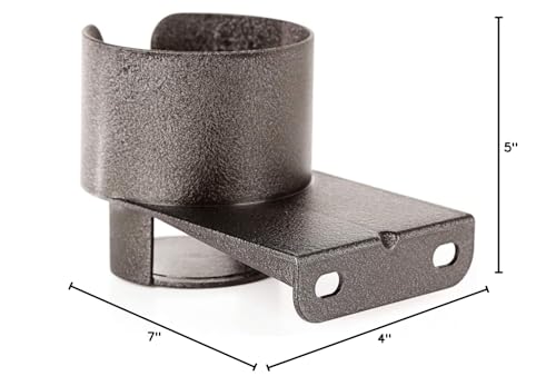 Rugged Ridge Cup Holder - Windshield Mounted - Fits 1976–1995 Jeep CJ & Wrangler YJ - Interior Accessory & Quick DIY Setup - Black - Thumbnail 5