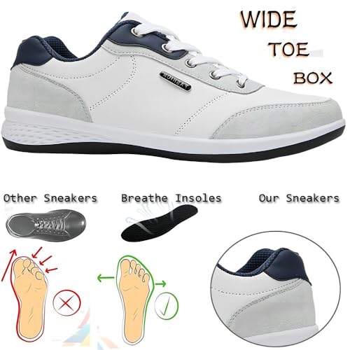 Mens Fashion Sneakers Casual Outdoor Comfortable Non-Slip Breathable Walking Running Lace-up Travling Simple Shoes3