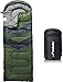 MalloMe Single Camping Sleeping Bag - 4 Season Warm Weather and Winer, Lightweight, Waterproof - Great for Adults & Kids - Excellent Camping Gear Equipment, Traveling, and Outdoor Activities