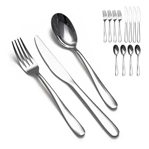 SANTUO Stainless Steel 12PCS Dinner...