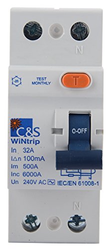 Image of C&S Electric 6kA Residual Current Circuit Breaker (White)