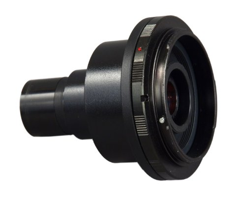 OMAX 2X Microscope Camera Adapter Digital D-SLR w/Optical Lens + 23.2-30.0 mm Adapter for Microscopes - Thumbnail 2