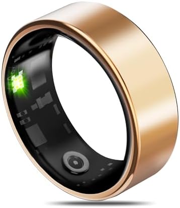 Milavan Smart Health Ring for Women Men Fitness Tracker, Yellow 6