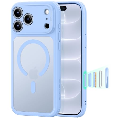 ESR Classic Hybrid fĂĽr iPhone 18 Pro/17 Pro HĂĽlle, Matt Hellblau