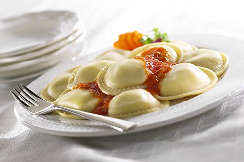 PastaCheese Fresh Jumbo Round Shrimp Scallop and Lobster Ravioli, 13 Ounce (Pack of 3)