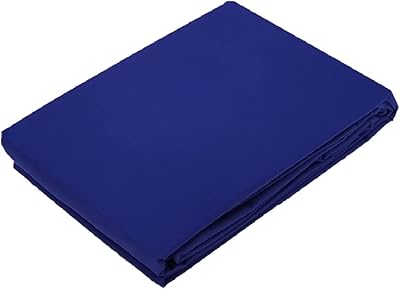 BASSETTI linea pop color lenzuolo coprimaterasso per sotto 100% cotone con ANGOLI ELASTICI CUCITI matrimoniale piazza mezzo singolo (DA OLTREMARE, SINGOLO 90x200)