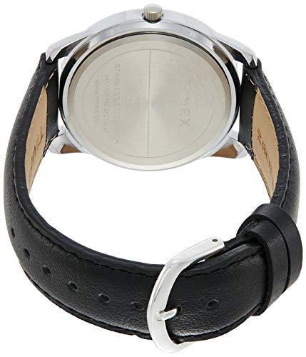 Timex Analog Men Black Dial & Beige Dial (TW00ZR263E + TW00ZR261E) | rakshabandhan gifts Genuine Leather Watch, Brown Strap