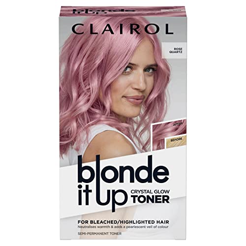Clairol Blonde It Up Crystal Glow Toner Kit - Rose Quartz, 135 ml (Pack of 1)
