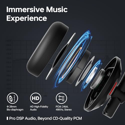 Image of Wired Headset with Noise Canceling Mic & in-Line Control, Business Headset with Microphone for PC, USB Computer Headset for Work Call Center, Home Office, Online Classes, Teams, Zoom