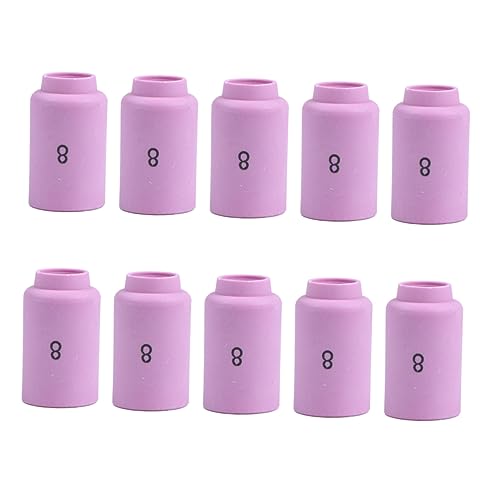 ARTIBETTER 10Pcs Ceramic Nozzles for Argon Arc Welding Welding Torch Nozzles Welding Components for Precision Welding Applications