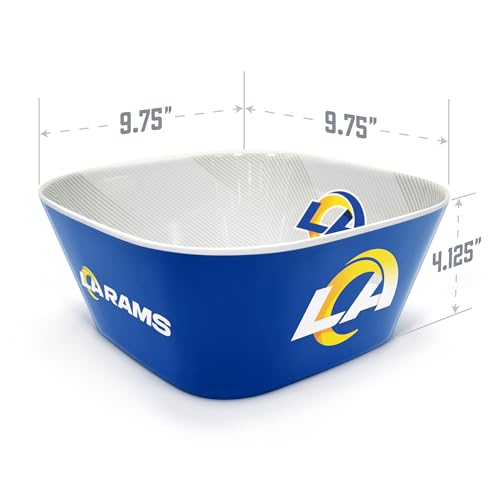 Image of YouTheFan NFL Los Angeles Rams Large Party Bowl