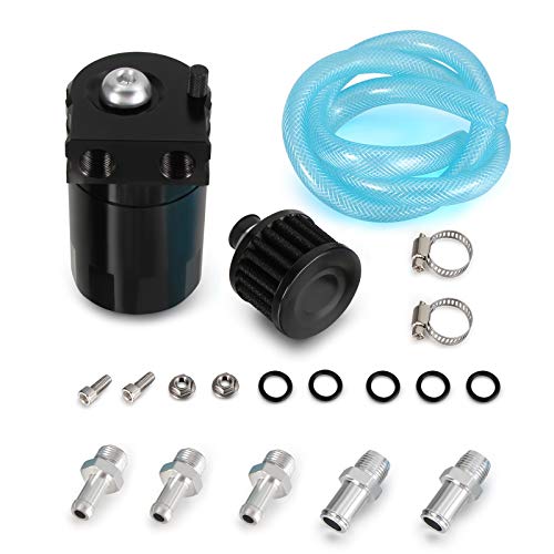 Universal 9mm Öl Auffangbehälter Ölsammler Ölsammelbehälter für Auto aus Aluminium