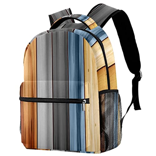 Sac à dos de voyage en bois Leisure Campus pour filles et garçons avec porte-bouteille