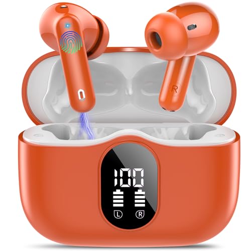 Wireless Earbuds, Bluetooth 5.4 Headphones Bass Stereo, Ear...
