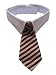 Leegoal New Small Dog Cat Pet Stripe Bow Tie Neck Tie White Collar Choose Color