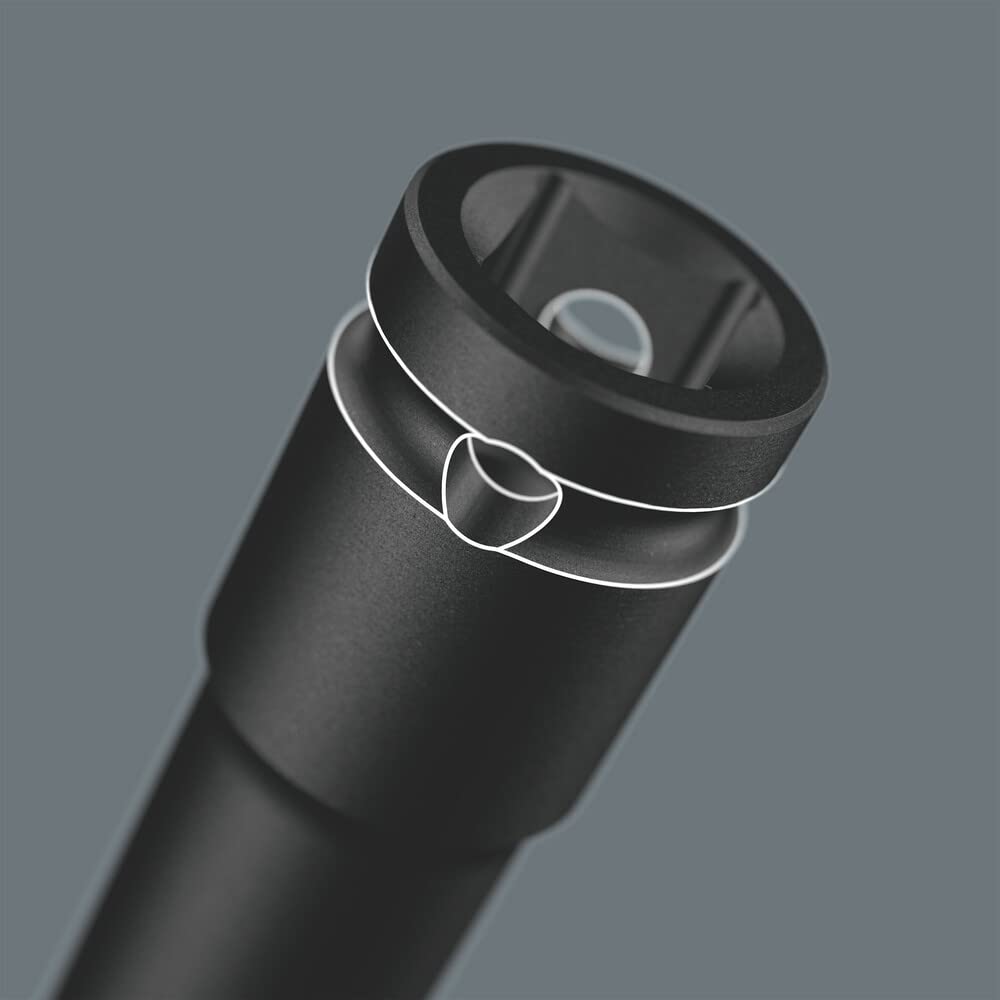Wera 8790 B Impaktor Deep Socket with 3/8" Drive, 18 mm - 05005559001, Multicolour, 18 x 63 mm - Image 4