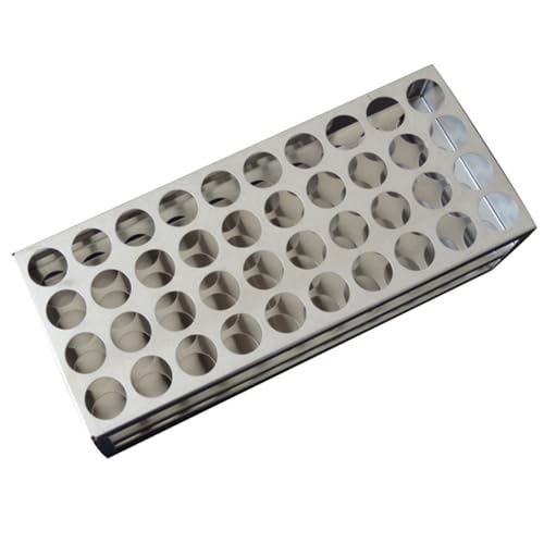 Évitez les chutes de flacons avec ce rack de tube à essai en aluminium - 3